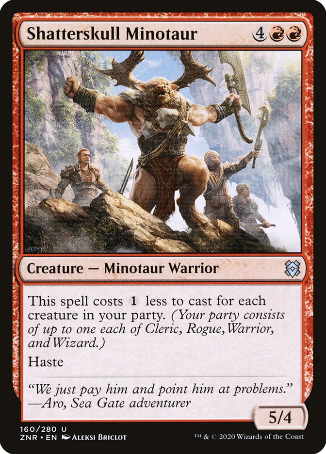 Shatterskull Minotaur [Zendikar Rising] | Game Haven TX