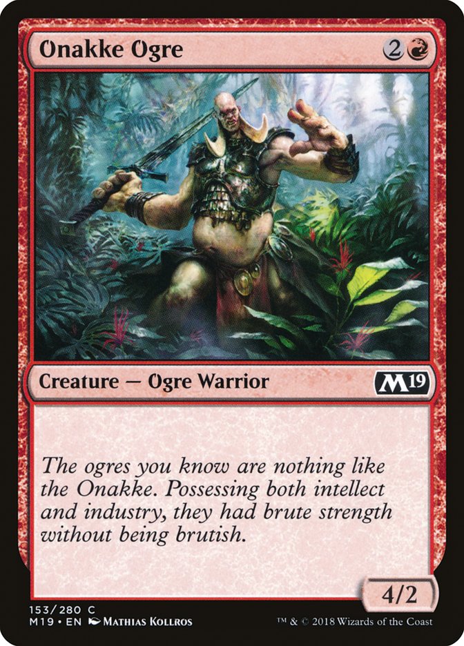 Onakke Ogre [Core Set 2019] | Game Haven TX