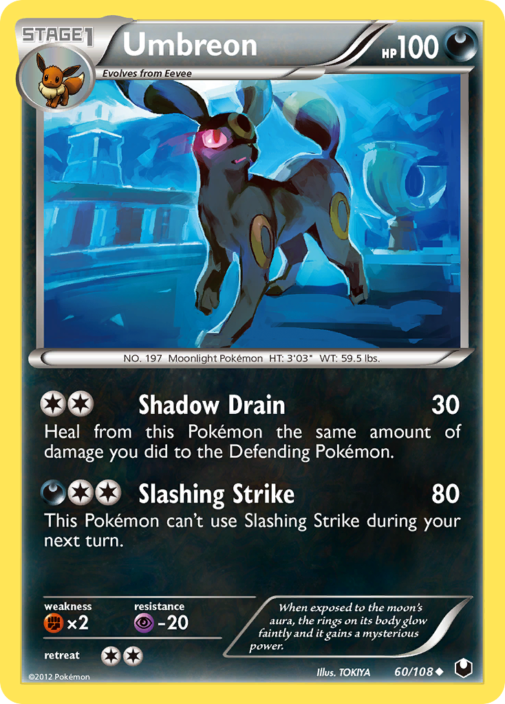 Umbreon (60/108) [Black & White: Dark Explorers] | Game Haven TX