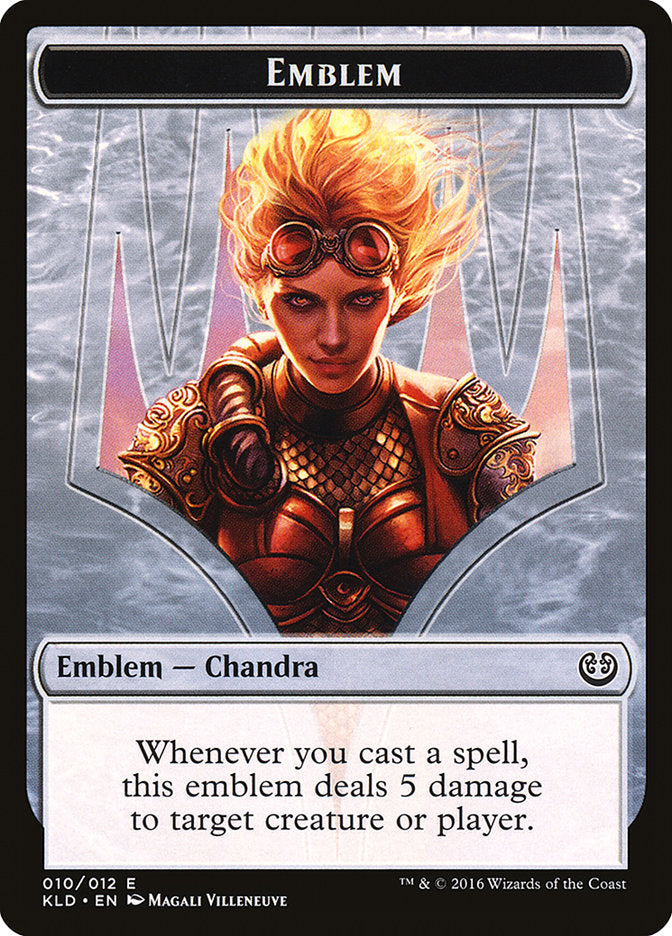Chandra, Torch of Defiance Emblem [Kaladesh Tokens] | Game Haven TX