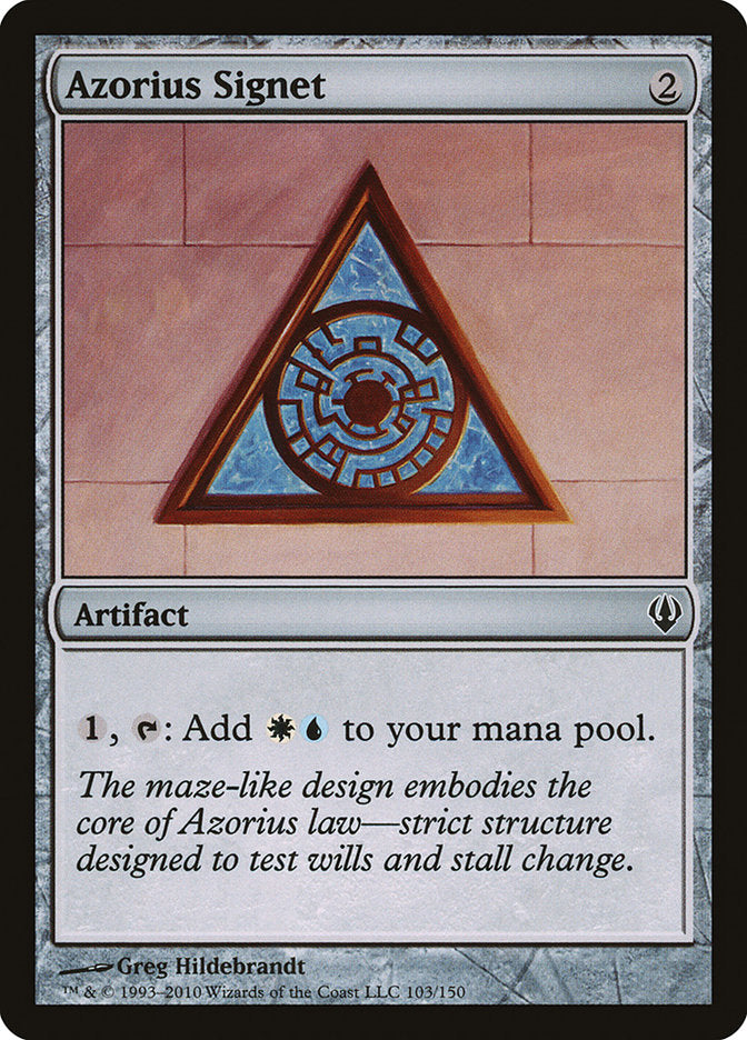 Azorius Signet [Archenemy] | Game Haven TX