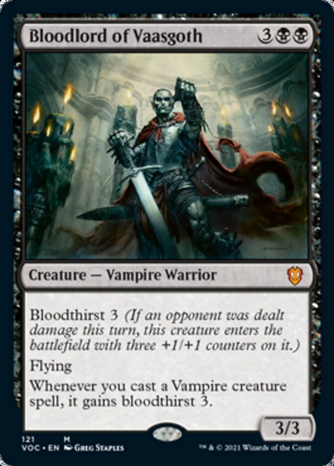 Bloodlord of Vaasgoth [Innistrad: Crimson Vow Commander] | Game Haven TX