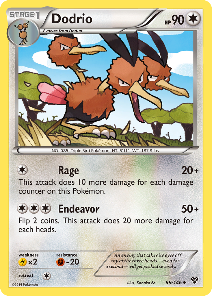 Dodrio (99/146) [XY: Base Set] | Game Haven TX
