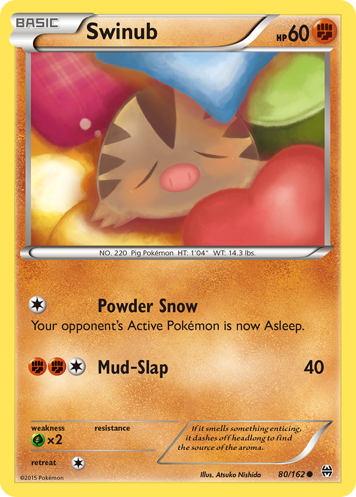 Swinub (80/162) [XY: BREAKthrough] | Game Haven TX