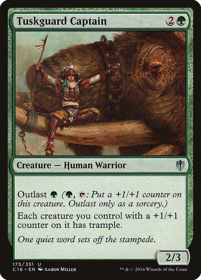 Tuskguard Captain [Commander 2016] | Game Haven TX