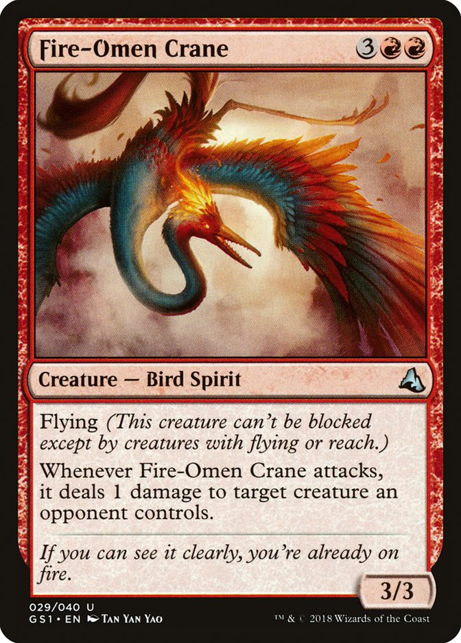 Fire-Omen Crane [Global Series Jiang Yanggu & Mu Yanling] | Game Haven TX