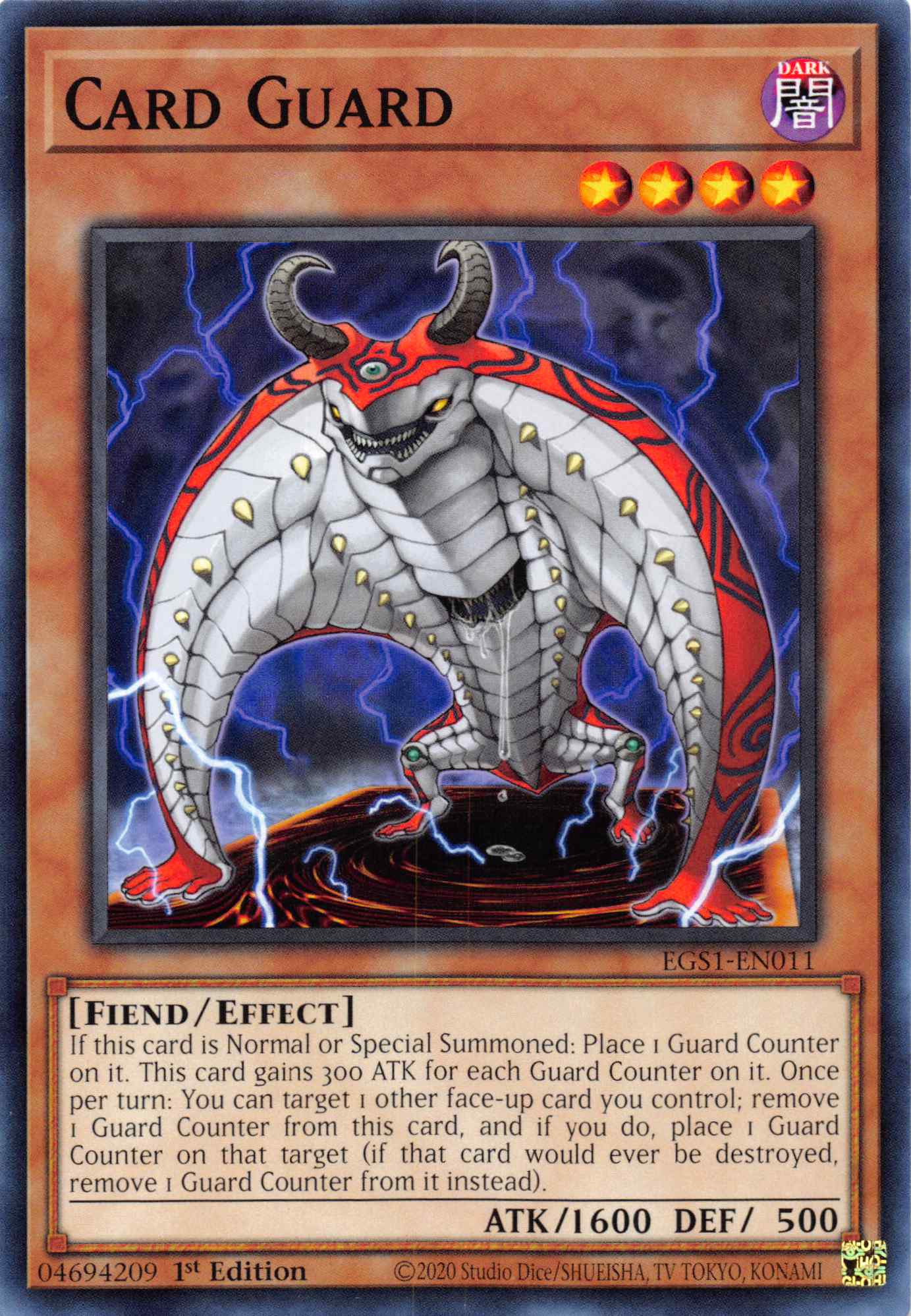 Card Guard [EGS1-EN011] null | Game Haven TX