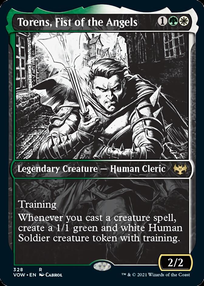 Torens, Fist of the Angels (Showcase Eternal Night) [Innistrad: Crimson Vow] | Game Haven TX