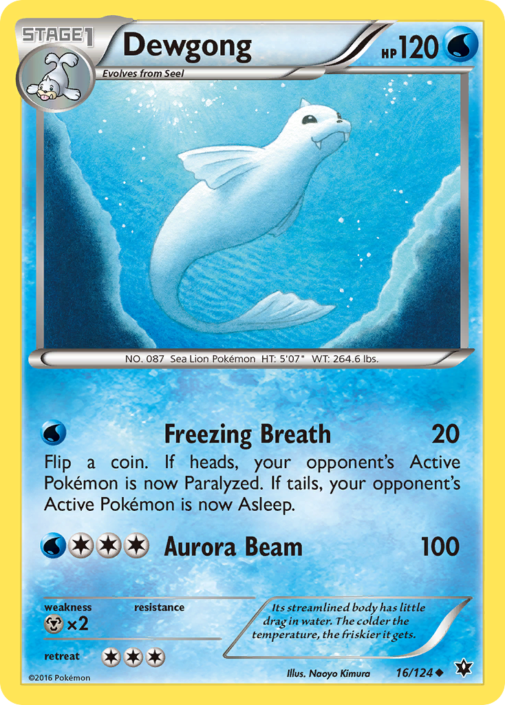 Dewgong (16/124) [XY: Fates Collide] | Game Haven TX