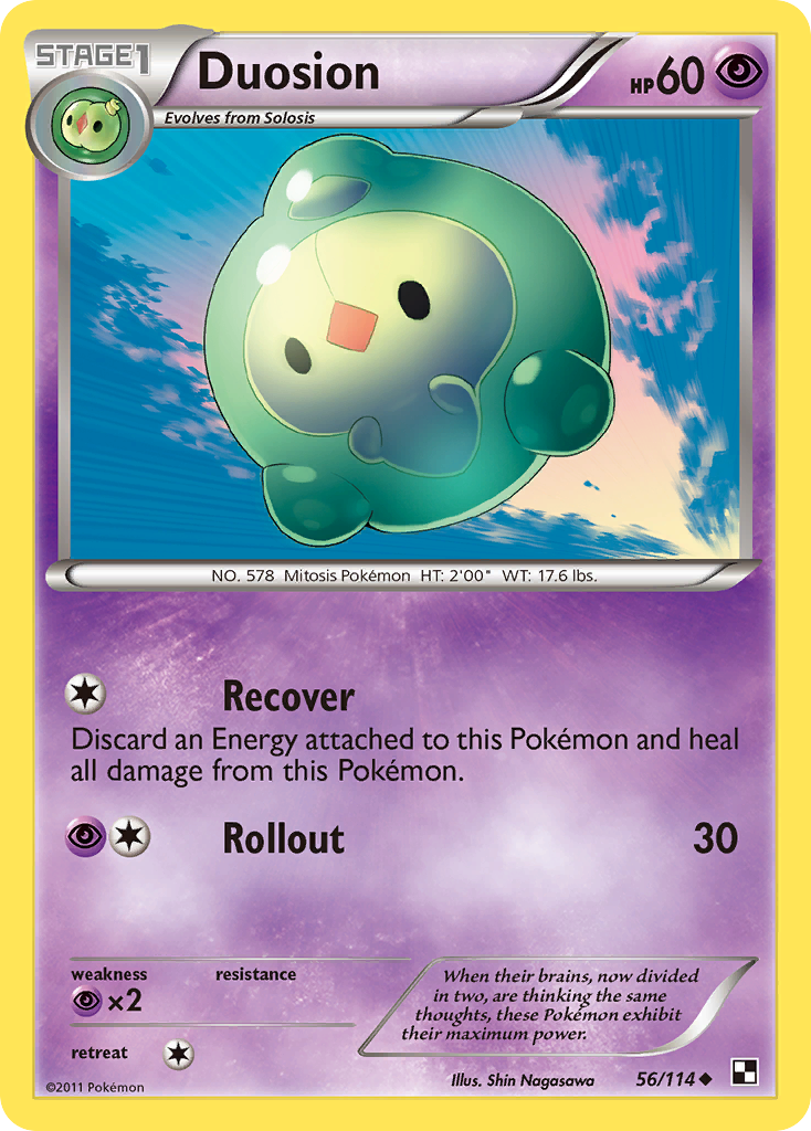 Duosion (56/114) [Black & White: Base Set] | Game Haven TX