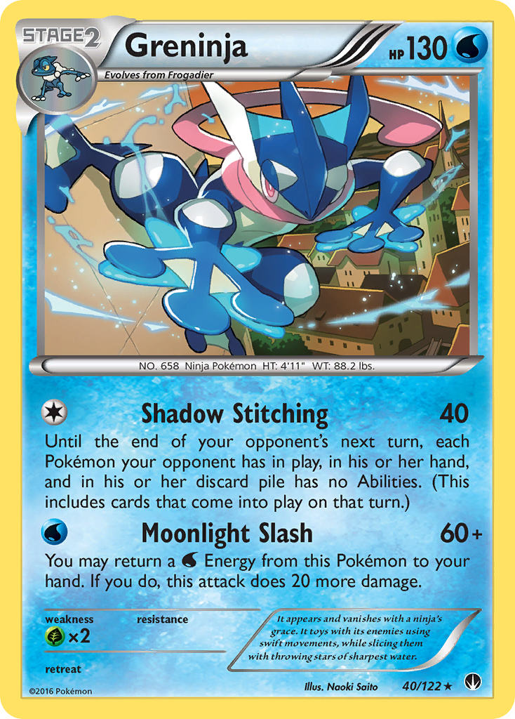 Greninja (40/122) [XY: BREAKpoint] | Game Haven TX