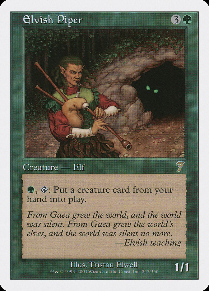Elvish Piper [Seventh Edition] | Game Haven TX