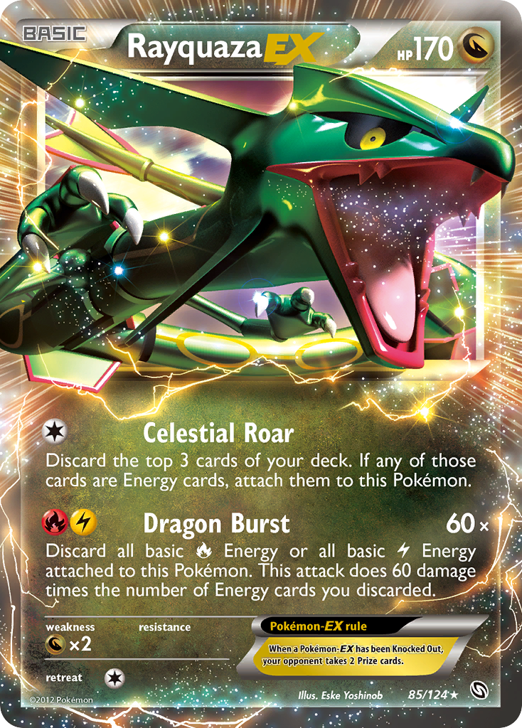 Rayquaza EX (85/124) [Black & White: Dragons Exalted] | Game Haven TX