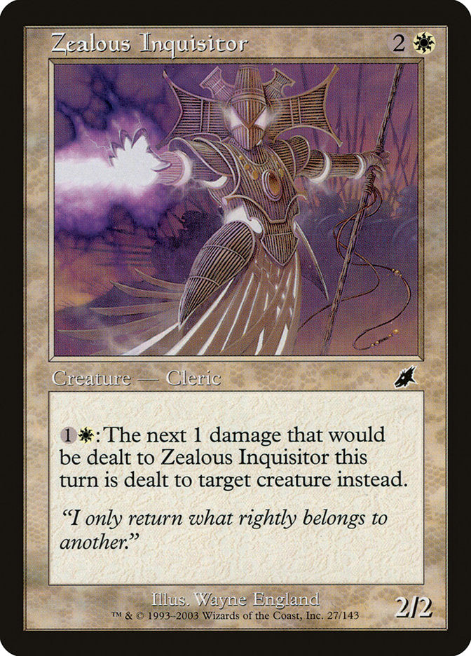 Zealous Inquisitor [Scourge] | Game Haven TX