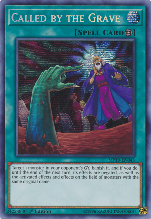 Called by the Grave [MP19-EN043] Prismatic Secret Rare | Game Haven TX