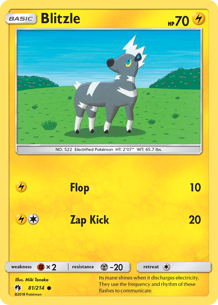 Blitzle (81/214) [Sun & Moon: Lost Thunder] | Game Haven TX