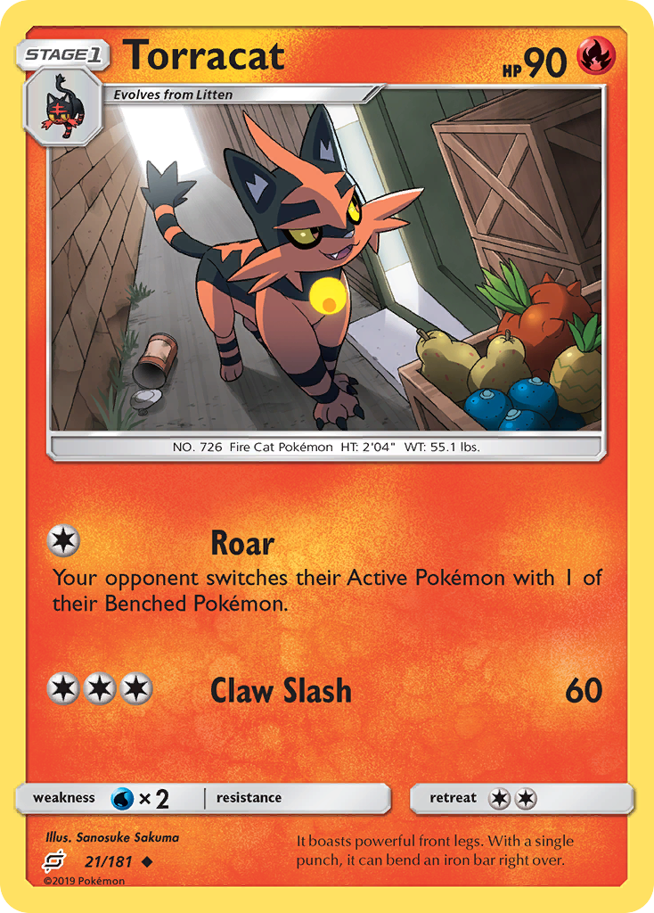 Torracat (21/181) [Sun & Moon: Team Up] | Game Haven TX