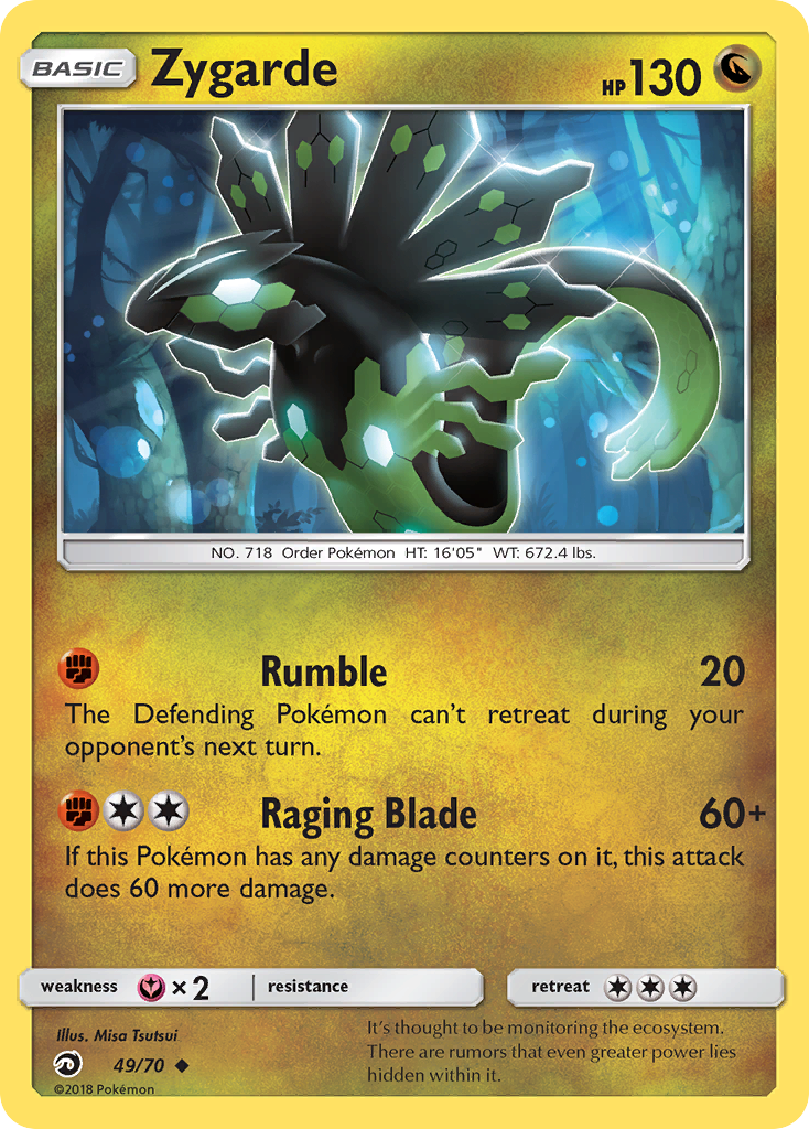 Zygarde (49/70) [Sun & Moon: Dragon Majesty] | Game Haven TX