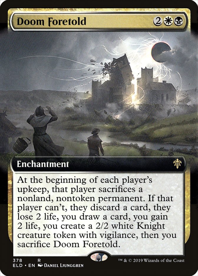Doom Foretold (Extended Art) [Throne of Eldraine] | Game Haven TX