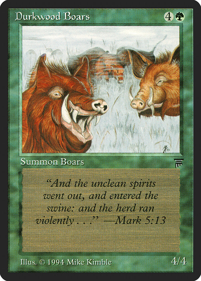 Durkwood Boars [Legends] | Game Haven TX