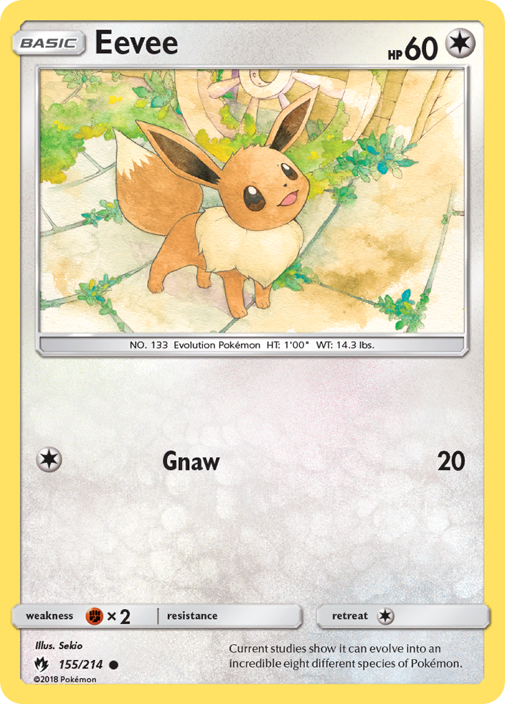 Eevee (155/214) [Sun & Moon: Lost Thunder] | Game Haven TX