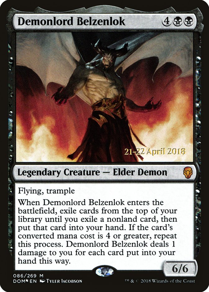 Demonlord Belzenlok [Dominaria Promos] | Game Haven TX