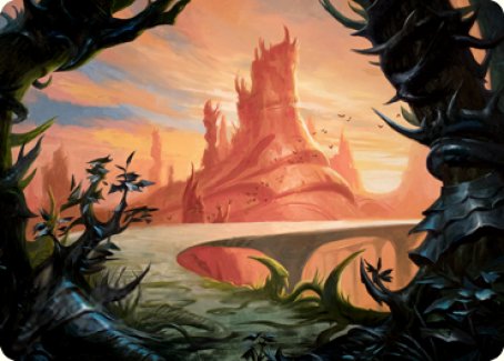 Slagwoods Bridge Art Card [Modern Horizons 2 Art Series] | Game Haven TX