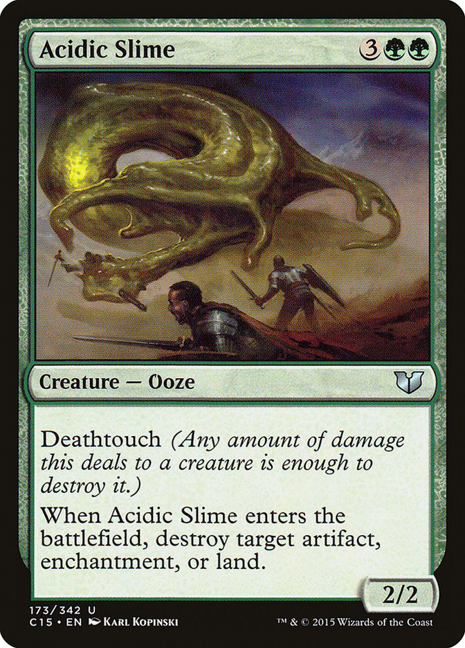 Acidic Slime [Commander 2015] | Game Haven TX