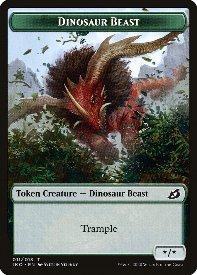 Dinosaur Beast Token [Ikoria: Lair of Behemoths] | Game Haven TX