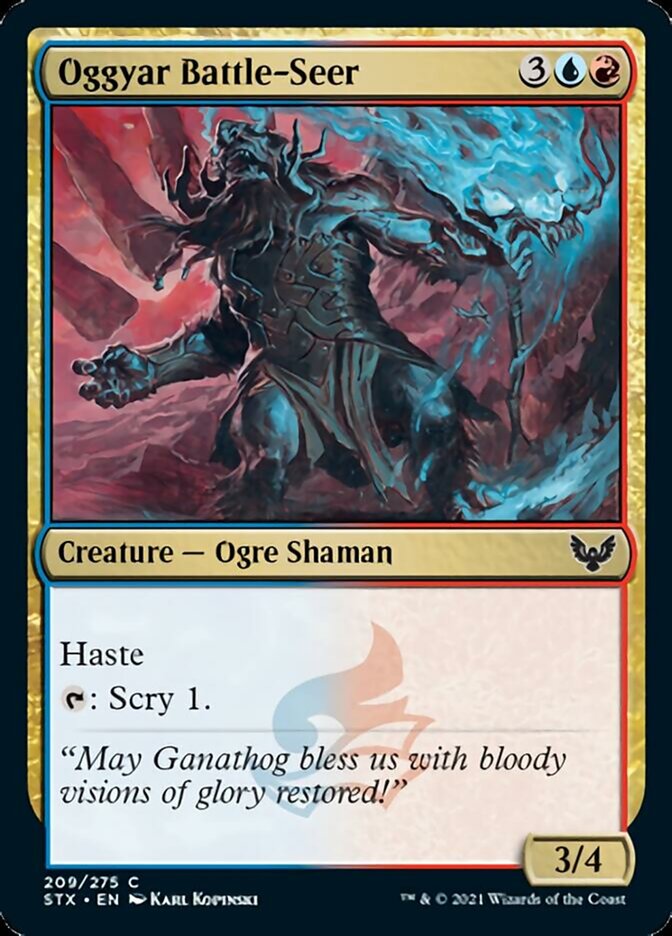 Oggyar Battle Seer [Strixhaven: School of Mages] | Game Haven TX
