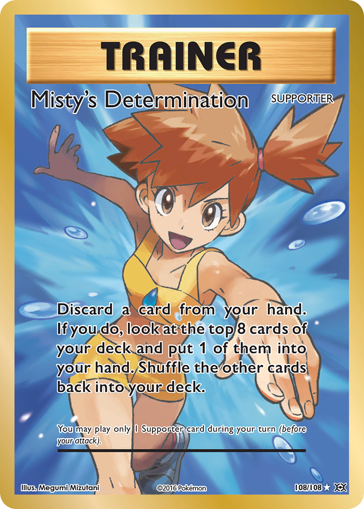 Misty's Determination (108/108) [XY: Evolutions] | Game Haven TX