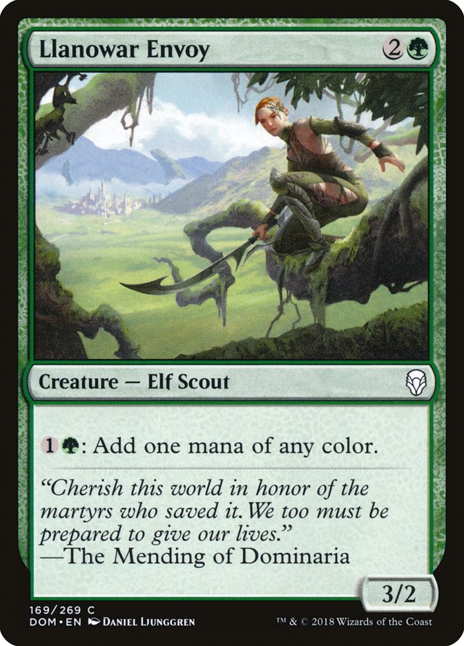 Llanowar Envoy [Dominaria] | Game Haven TX