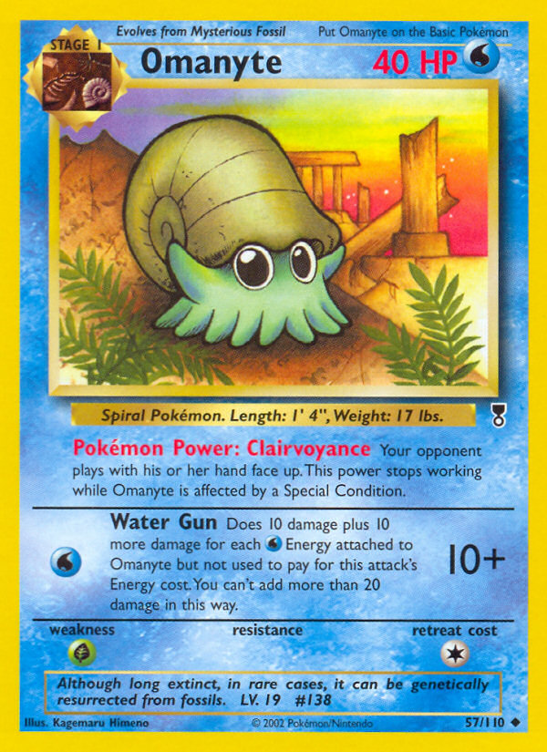 Omanyte (57/110) [Legendary Collection] | Game Haven TX