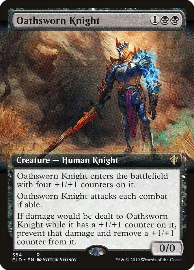 Oathsworn Knight (Extended Art) [Throne of Eldraine] | Game Haven TX