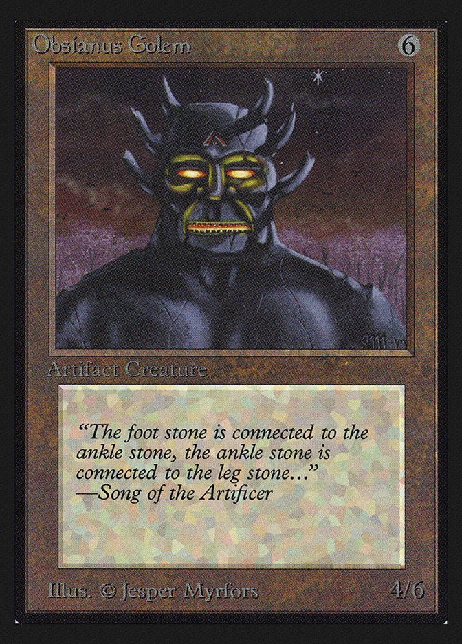Obsianus Golem (CE) [Collectors’ Edition] | Game Haven TX