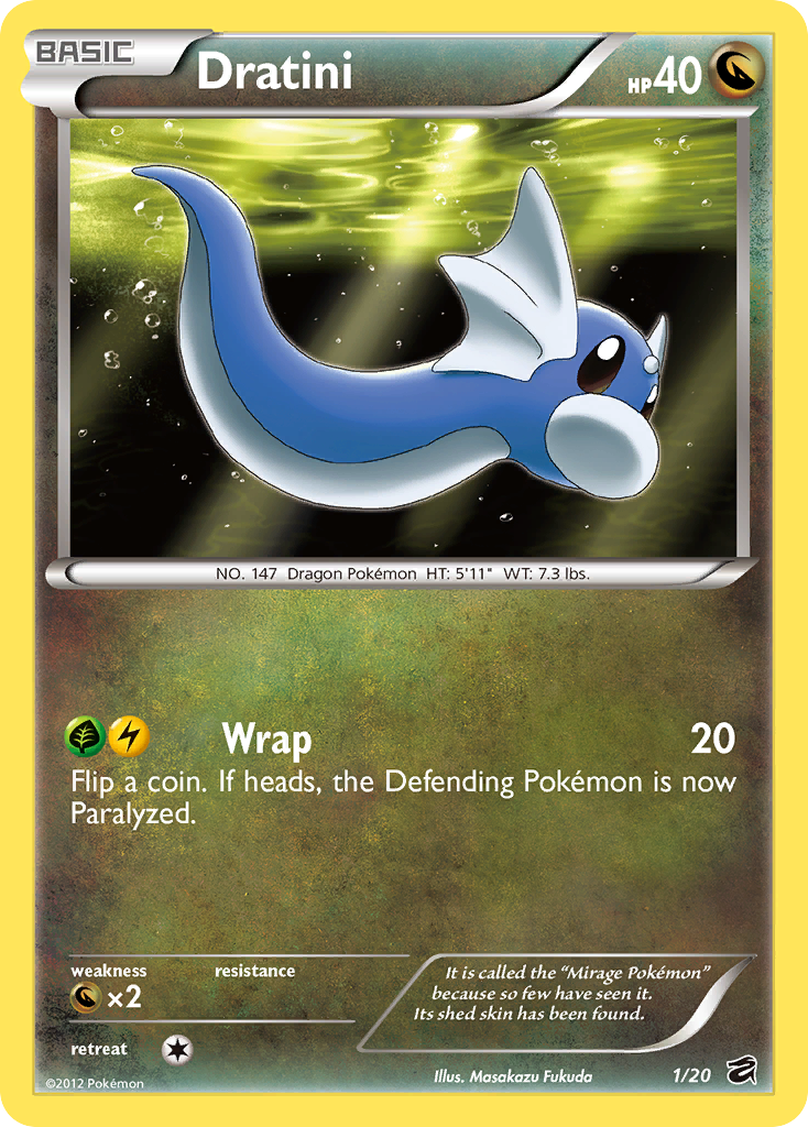 Dratini (1/20) [Black & White: Dragon Vault] | Game Haven TX