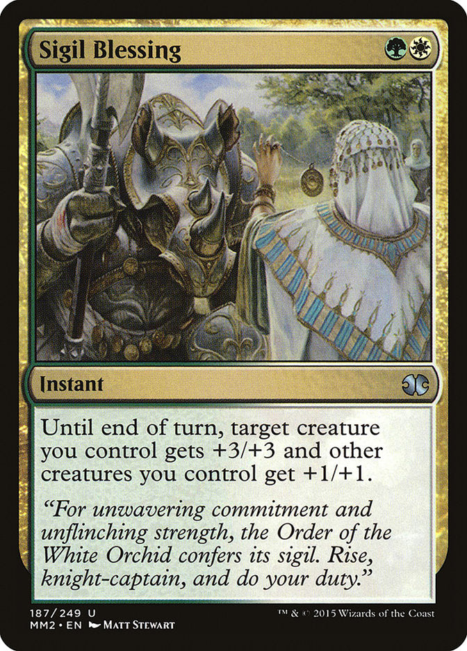 Sigil Blessing [Modern Masters 2015] | Game Haven TX