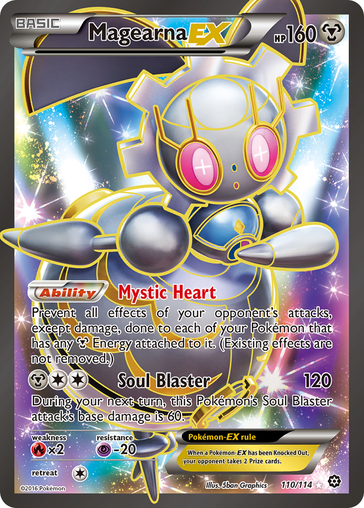 Magearna EX (110/114) [XY: Steam Siege] | Game Haven TX