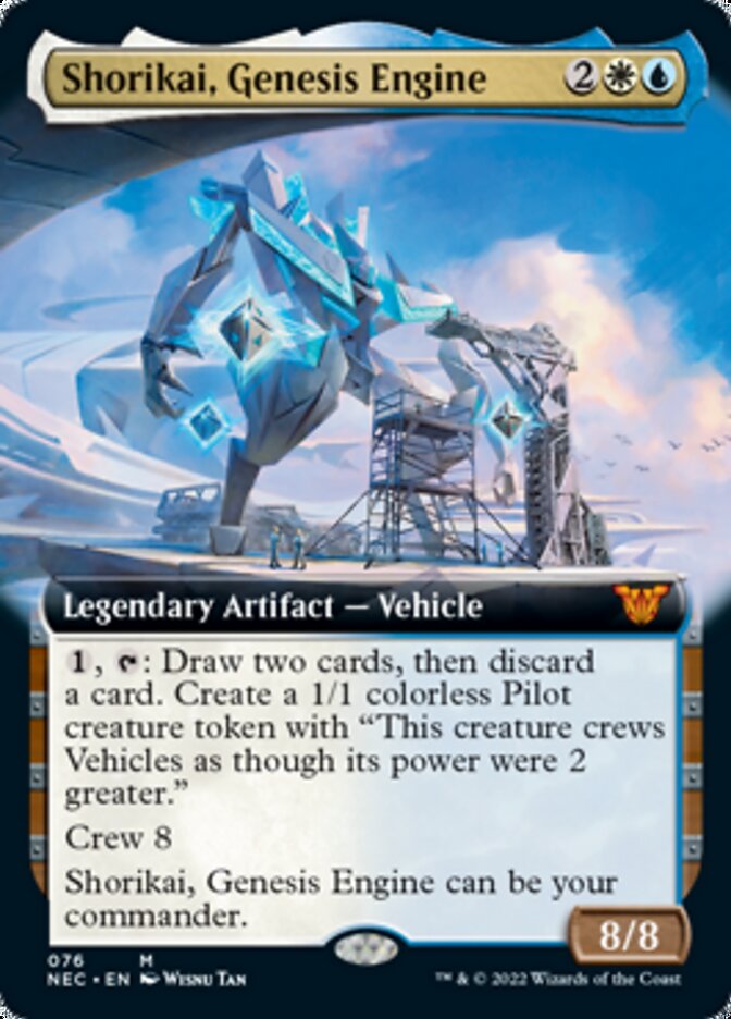 Shorikai, Genesis Engine (Extended) [Kamigawa: Neon Dynasty Commander] | Game Haven TX