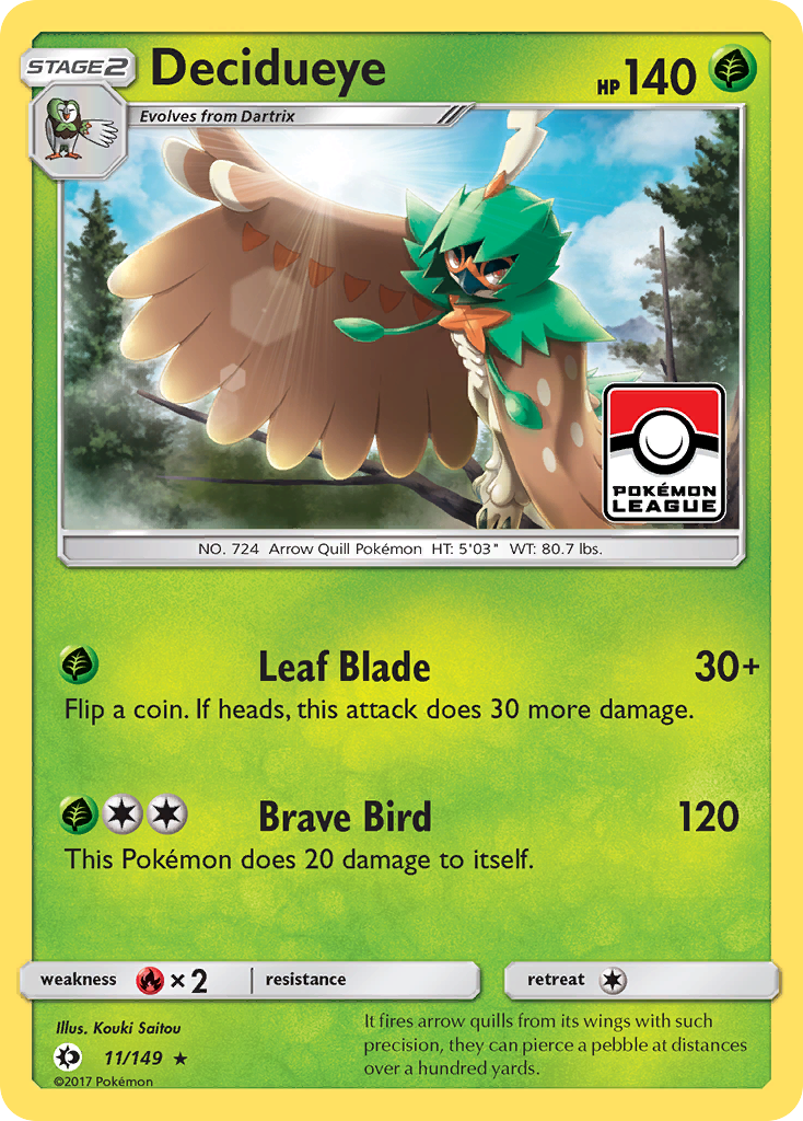 Decidueye (11/149) [Sun & Moon: Base Set] | Game Haven TX