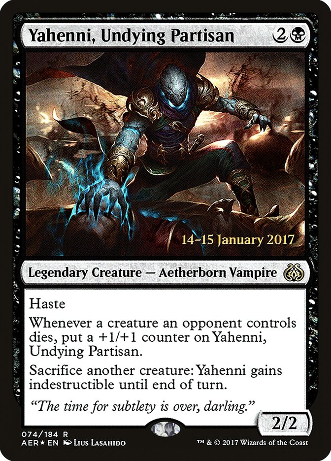 Yahenni, Undying Partisan [Aether Revolt Promos] | Game Haven TX