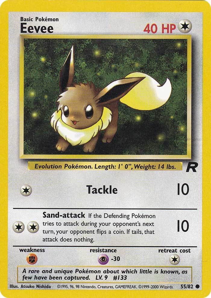 Eevee (55/82) [Team Rocket Unlimited] | Game Haven TX