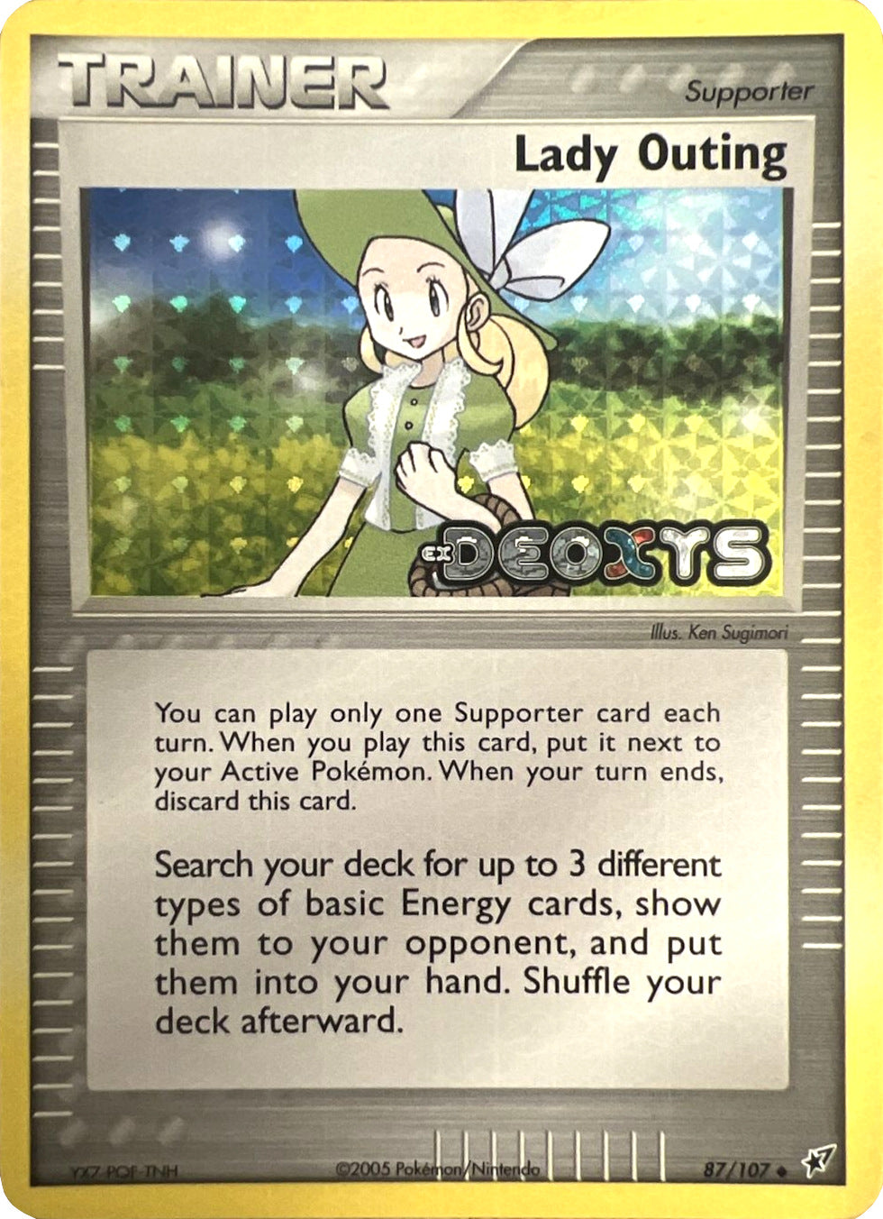 Lady Outing (87/107) (Stamped) [EX: Deoxys] | Game Haven TX