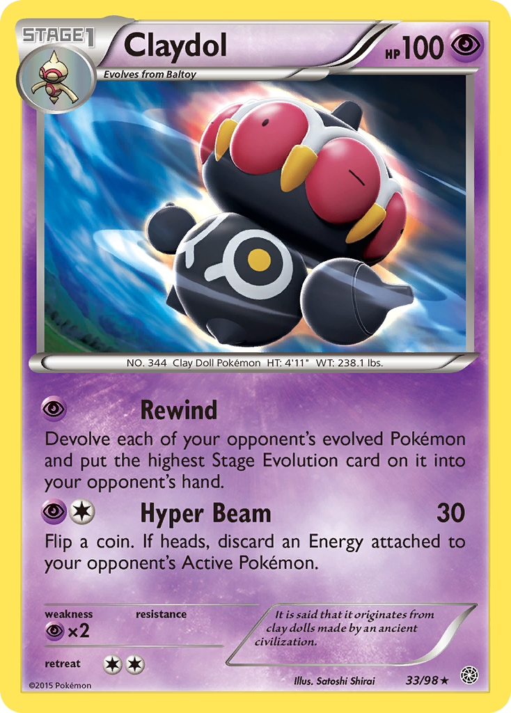 Claydol (33/98) [XY: Ancient Origins] | Game Haven TX