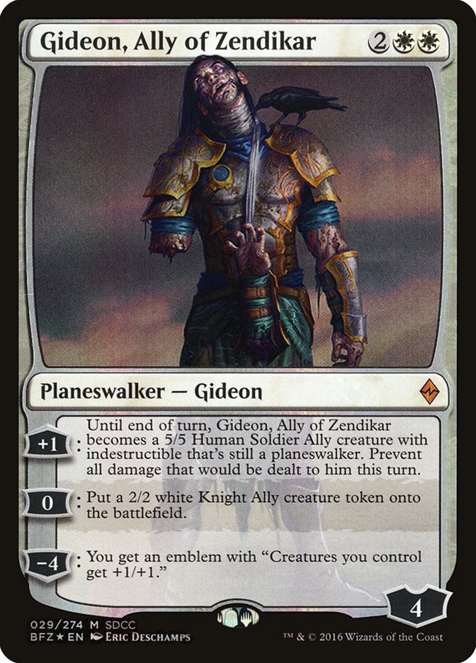 Gideon, Ally of Zendikar [San Diego Comic-Con 2016] | Game Haven TX