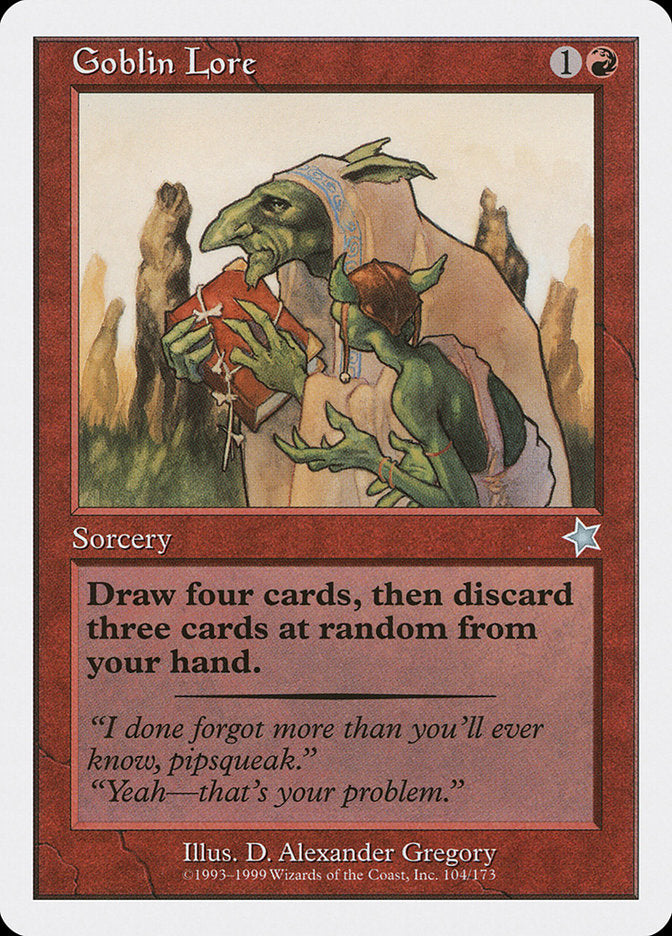 Goblin Lore [Starter 1999] | Game Haven TX