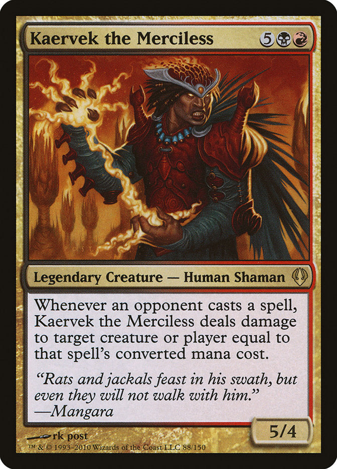 Kaervek the Merciless [Archenemy] | Game Haven TX
