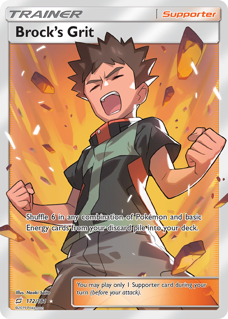 Brock's Grit (172/181) [Sun & Moon: Team Up] | Game Haven TX