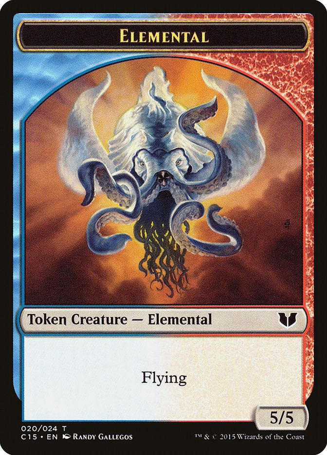 Drake // Elemental (020) Double-Sided Token [Commander 2015 Tokens] | Game Haven TX