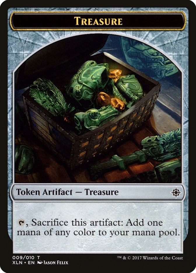 Treasure (009/010) [Ixalan Tokens] | Game Haven TX